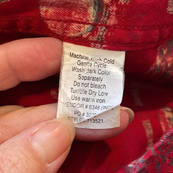 ClearWater Outfitters Resort Collection red golf themed short sleeved shirt - Picture 8 of 8